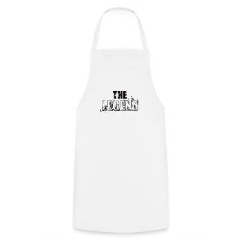 The legend retires gift - Cooking Apron - white - Front - AI Model Male 185 dark (185cm)