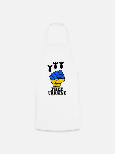Ukraine - Kochschürze - Weiß