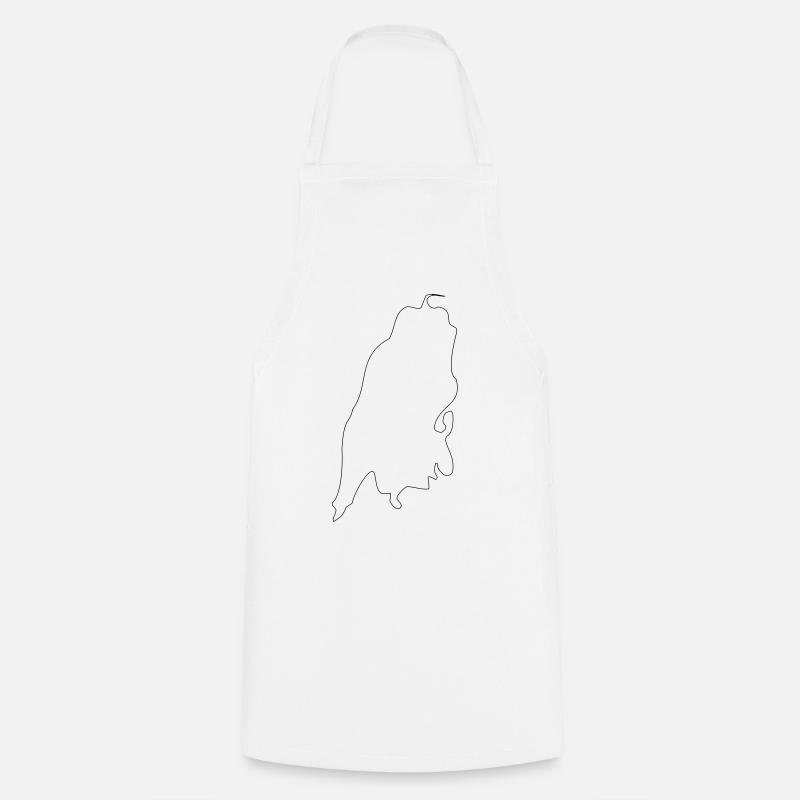 Lefkada - Cooking Apron - white