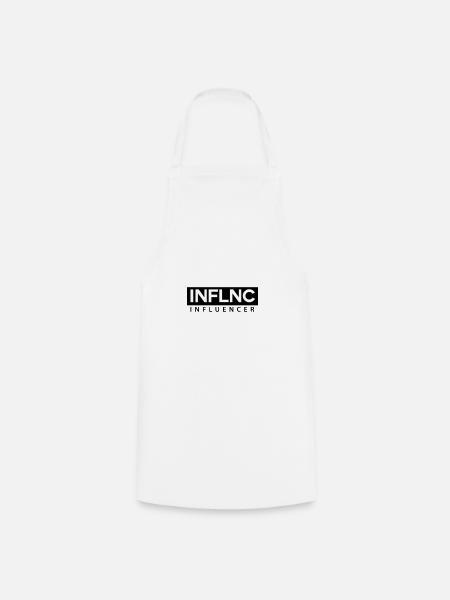 inflnc - influencer - Kochschürze - Weiß
