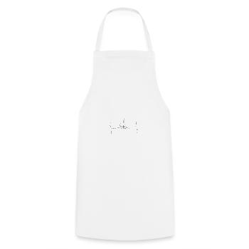 segeln egk heartbeat - Kochschürze - Weiß - Vorne - AI Model Male 185 dark (185cm)