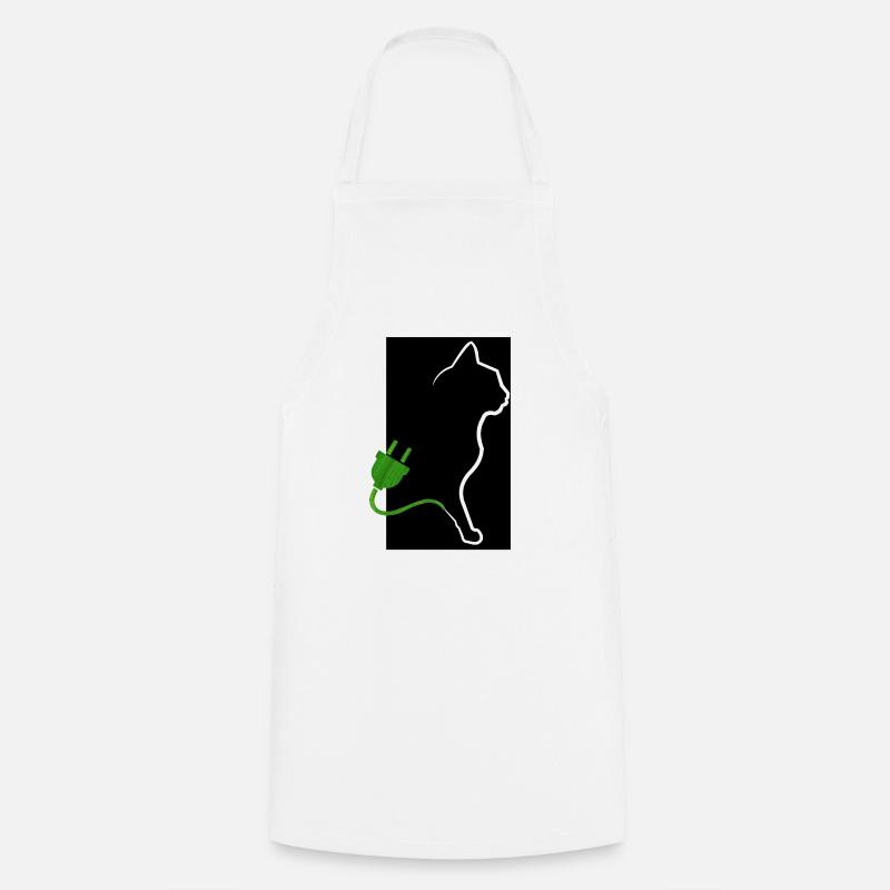 Eco cat - Cooking Apron - white