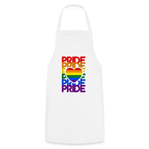 Pride Love Rainbow Heart - Kochschürze