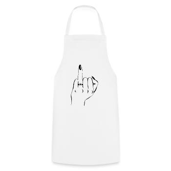 Put a ring on it - Cooking Apron - white - Front - AI Model Male 185 dark (185cm)