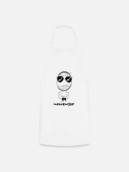 Influencer - Kochschürze - Weiß