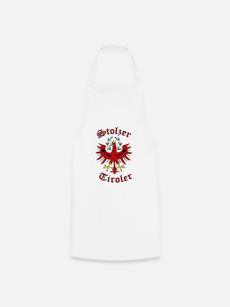 Stolzer Tiroler - Kochschürze - Weiß