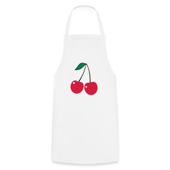 cerise - Tablier de cuisine - blanc - Devant - AI Model Male 185 dark (185cm)