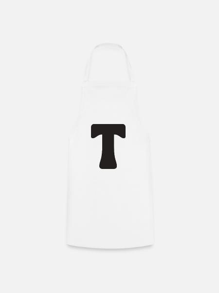T - Kochschürze - Weiß