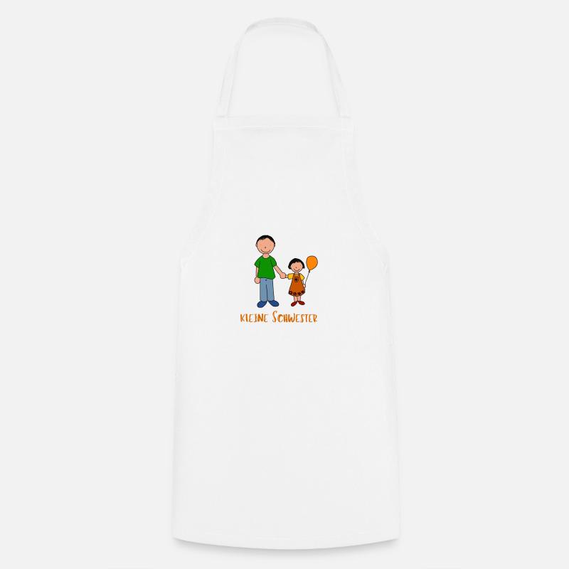 Kleine Schwester - Kochschürze - Weiß