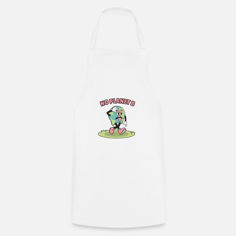 No Planet B - Cooking Apron - white