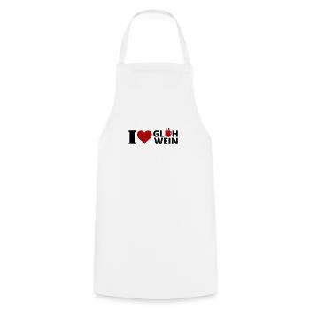 I love Glühwein - Kochschürze - Weiß - Vorne - AI Model Male 185 dark (185cm)
