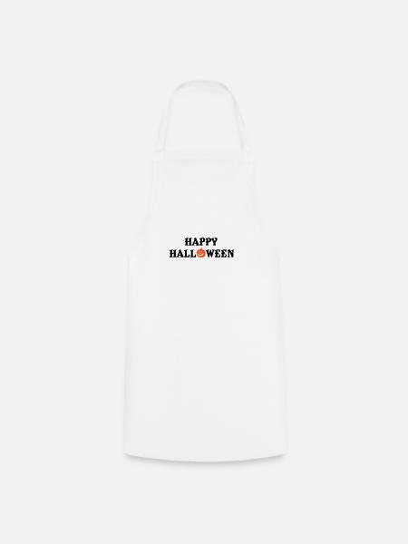 Happy Halloween - Kochschürze - Weiß