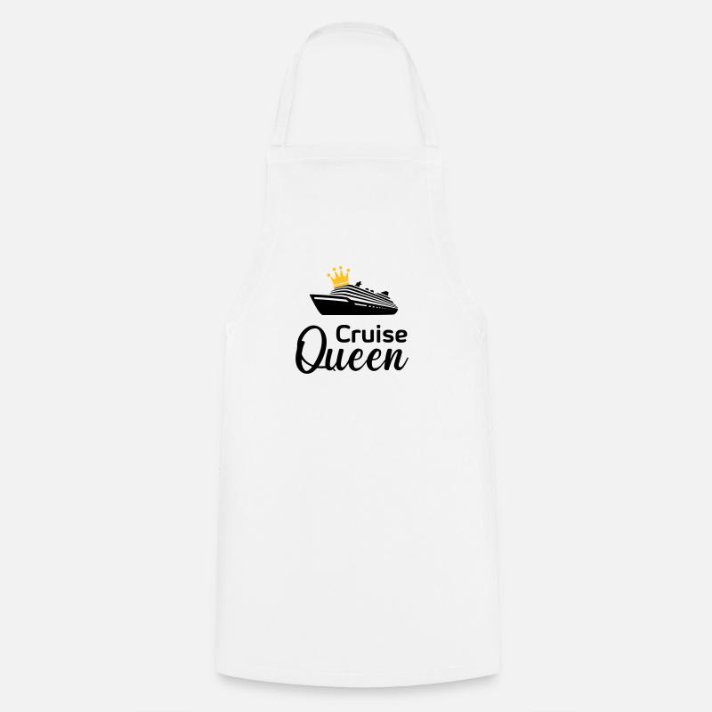 Cruise Queen - Kochschürze - Weiß