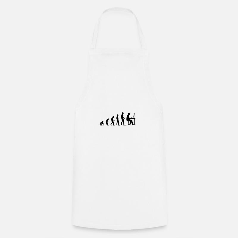 Evolution Gamer PC Video Games Computer - Black - Cooking Apron - white