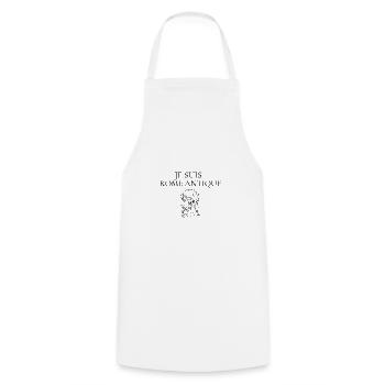 Je suis Rome antique homme - Tablier de cuisine - blanc - Devant - AI Model Male 185 dark (185cm)