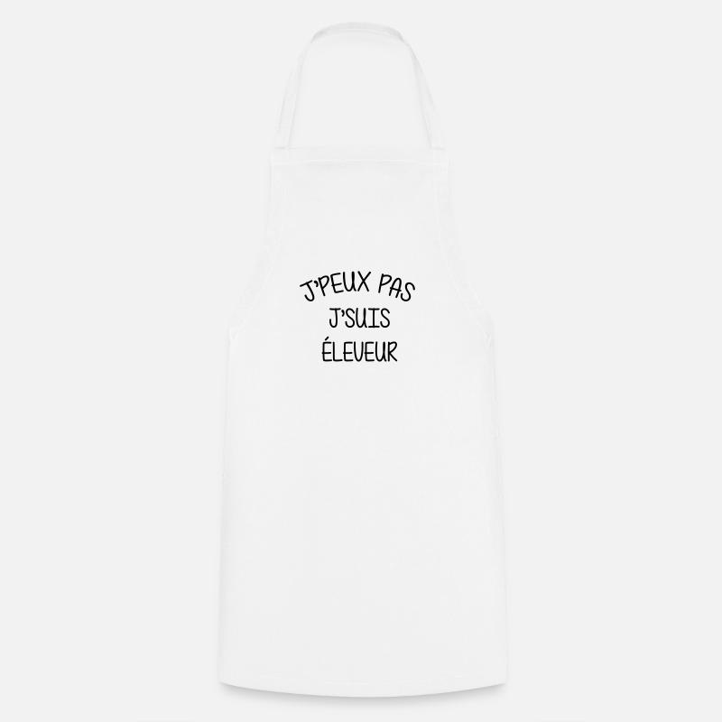Famer Dog Cat Züchter Elevage Eleveur - Cooking Apron - white