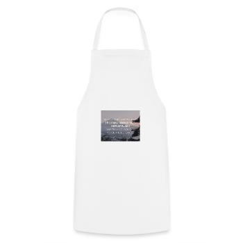 Lost in Japan - S. Mendes - Cooking Apron - white - Front - AI Model Male 185 dark (185cm)