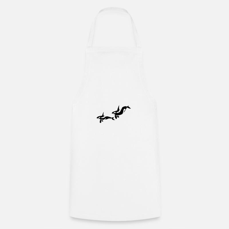 Orcas - Kochschürze - Weiß
