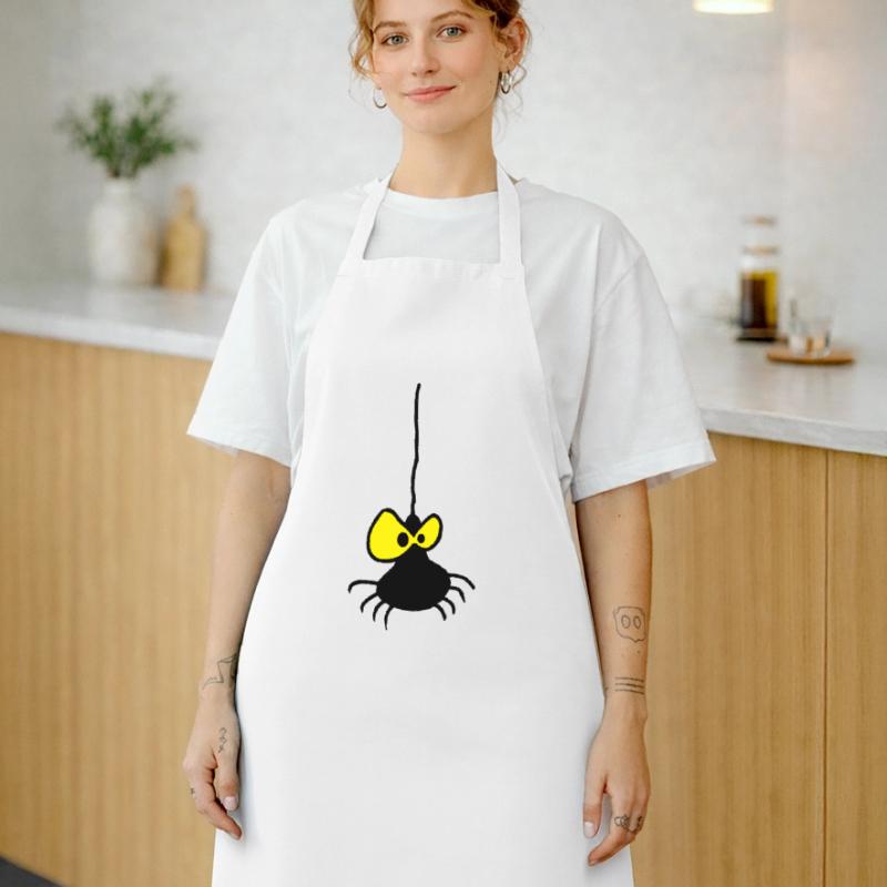 Araignée Grumpy Design Bicolore Tablier de cuisine