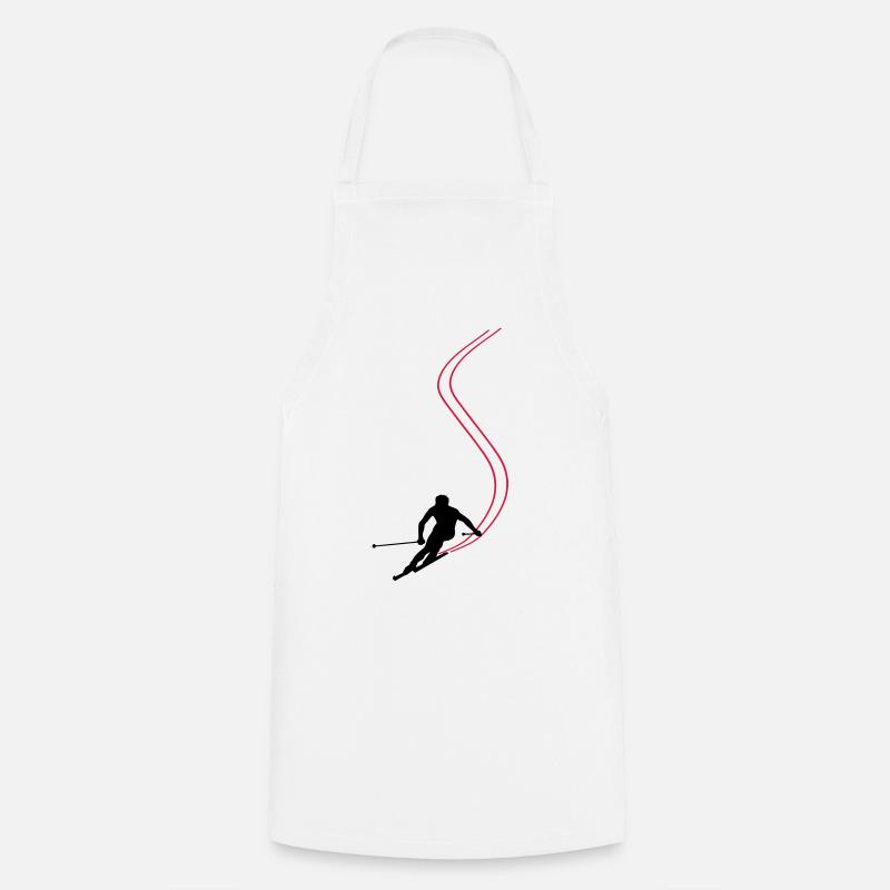 Ski ! - Tablier de cuisine - blanc