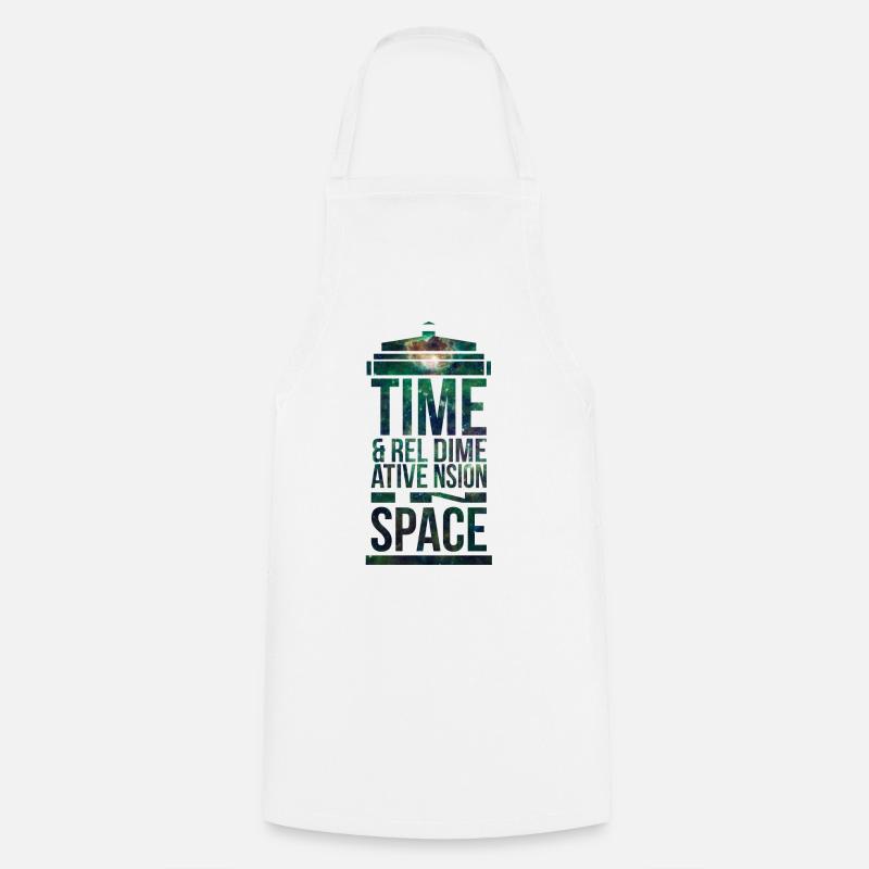 TARDIS - Tablier de cuisine - blanc