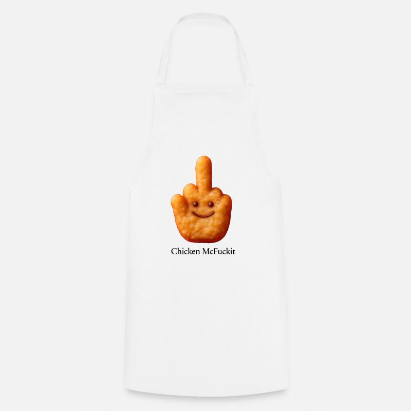 Chicken McFuckit - Cooking Apron - white