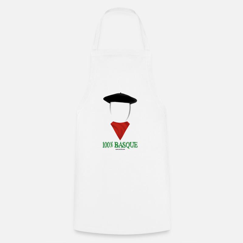 Basque t-shirt - Tablier de cuisine - blanc
