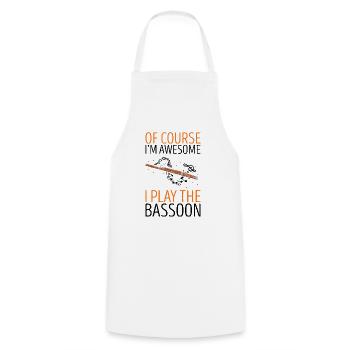 Orchestre et instrument à vent - Tablier de cuisine - blanc - Devant - AI Model Male 185 dark (185cm)