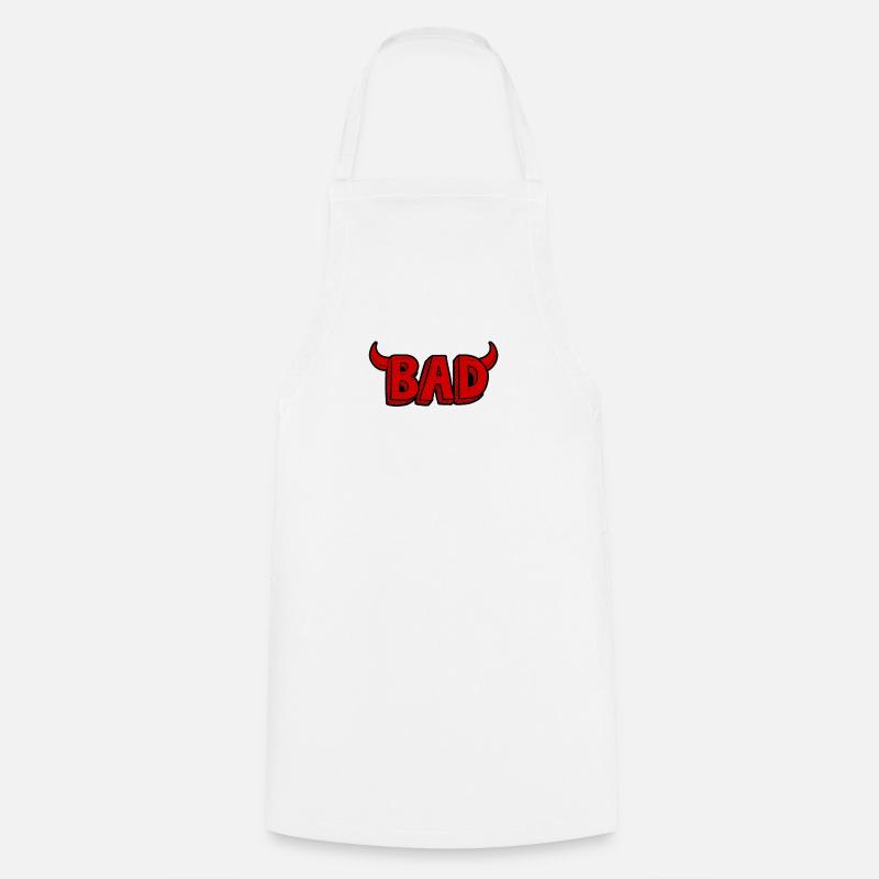 Bad ou mal - Tablier de cuisine - blanc