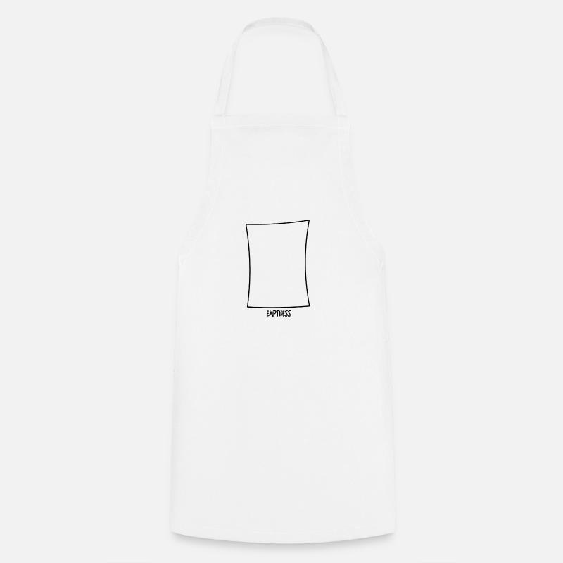 carré vide - Tablier de cuisine - blanc
