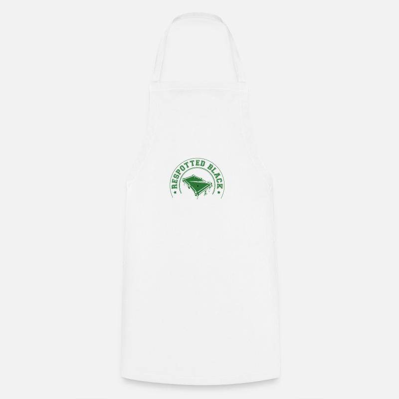 Snooker Respotted Black - Cooking Apron - white