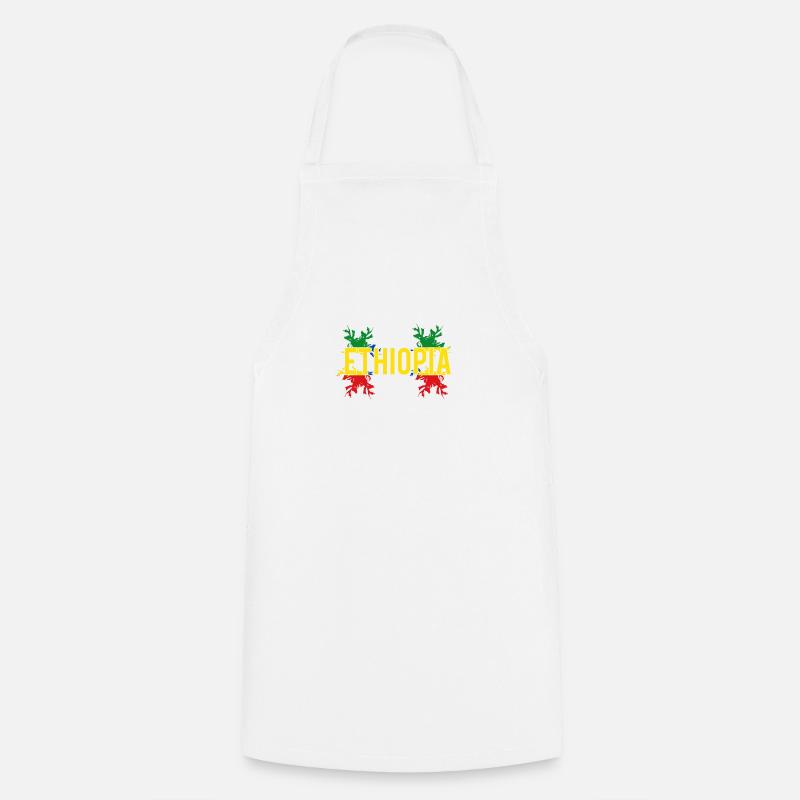 Mode du drapeau de - Tablier de cuisine - blanc