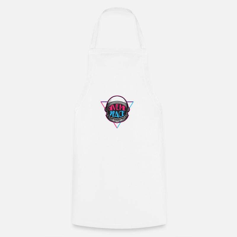 Espace - espace - espace - espace - dire - Tablier de cuisine - blanc
