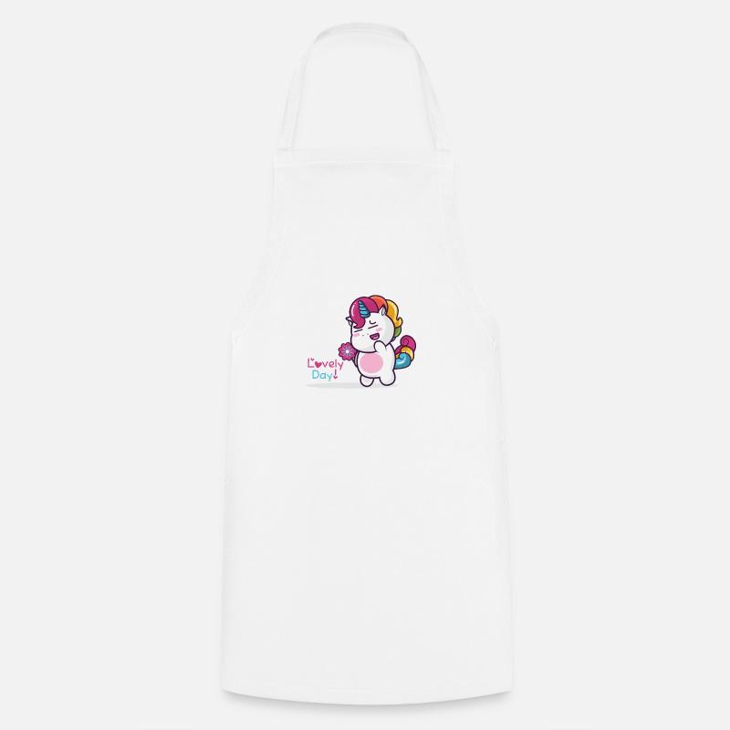Lovely day! - Cooking Apron - white
