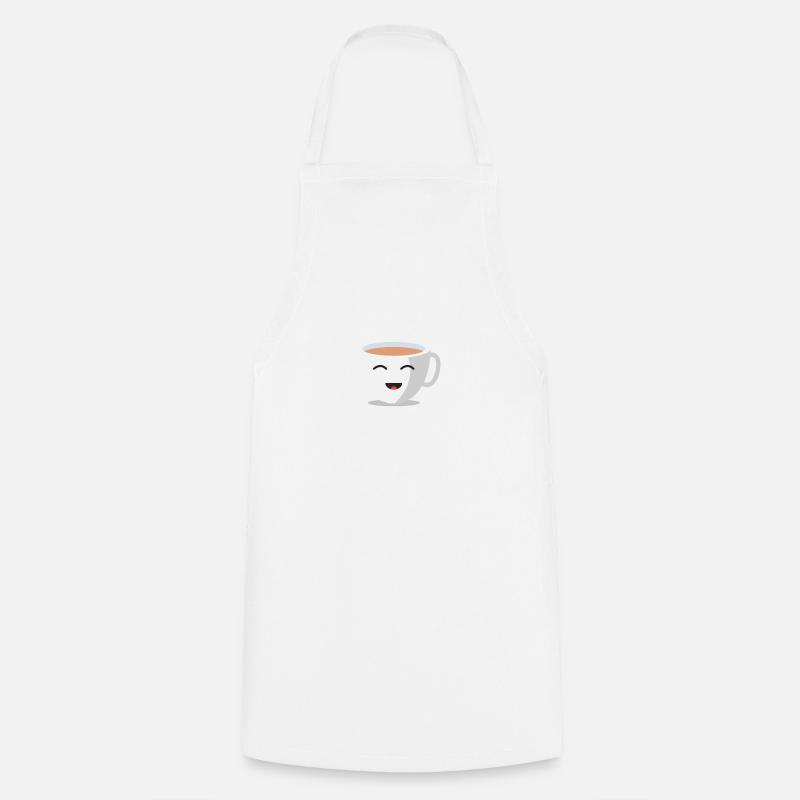 Coffee Pun - "Espresso Yourself" - Gift - Cooking Apron - white