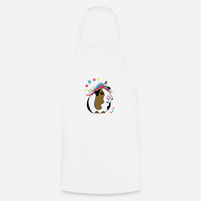 Cochon d'Inde Licorne - Tablier de cuisine - blanc