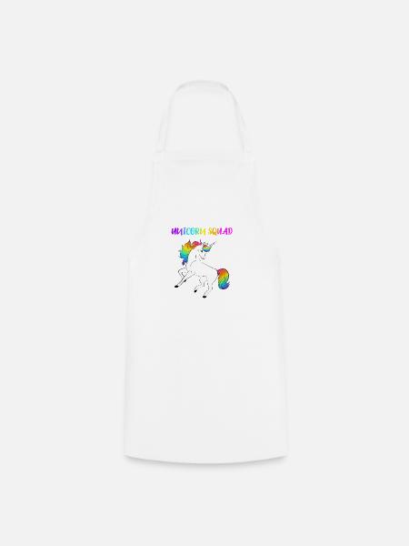 Unicorn Squad - Kochschürze - Weiß