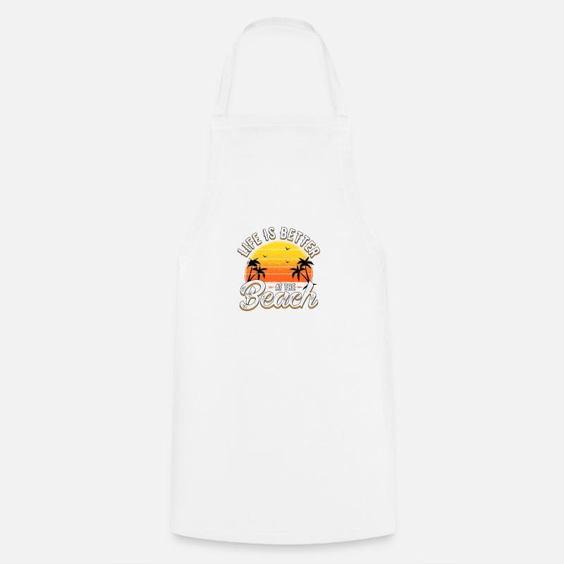 Life Beach Gift Gift Idea Sport Summer - Cooking Apron - white