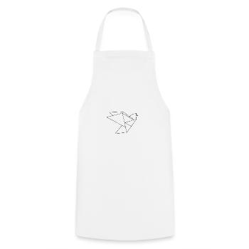 colombe - Tablier de cuisine - blanc - Devant - AI Model Male 185 dark (185cm)