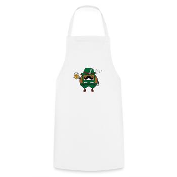 Pomme de terre en costume Prost - Tablier de cuisine - blanc - Devant - AI Model Male 185 dark (185cm)