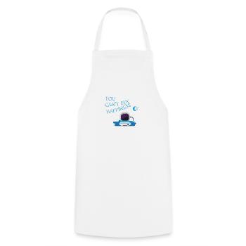 ASTRONOMIE: Vous ne pouvez pas acheter le bonheur - Tablier de cuisine - blanc - Devant - AI Model Male 185 dark (185cm)