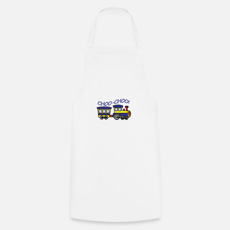 Train for a birthday - Cooking Apron - white