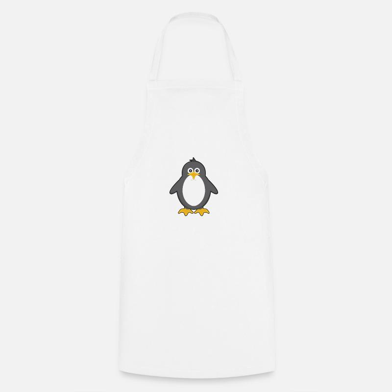 Cute penguin - Cooking Apron - white