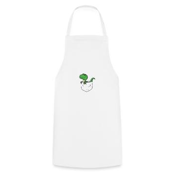 Mignon poche poitrine Dino - Tablier de cuisine - blanc - Devant - AI Model Male 185 dark (185cm)