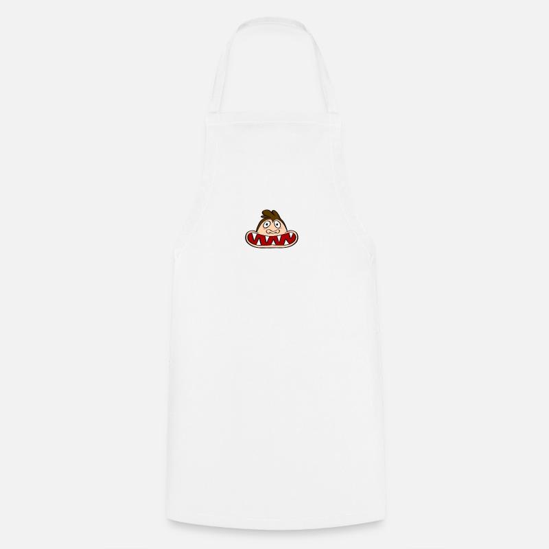 Monkey with large mouth - Cooking Apron - white