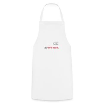 Barcelone - Tablier de cuisine - blanc - Devant - AI Model Male 185 dark (185cm)