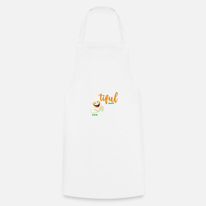 Esprit de Halloween - Tablier de cuisine - blanc