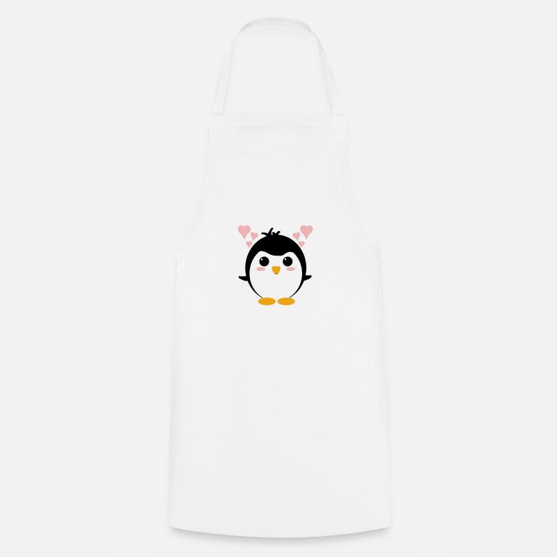 Pingouin - Tablier de cuisine - blanc