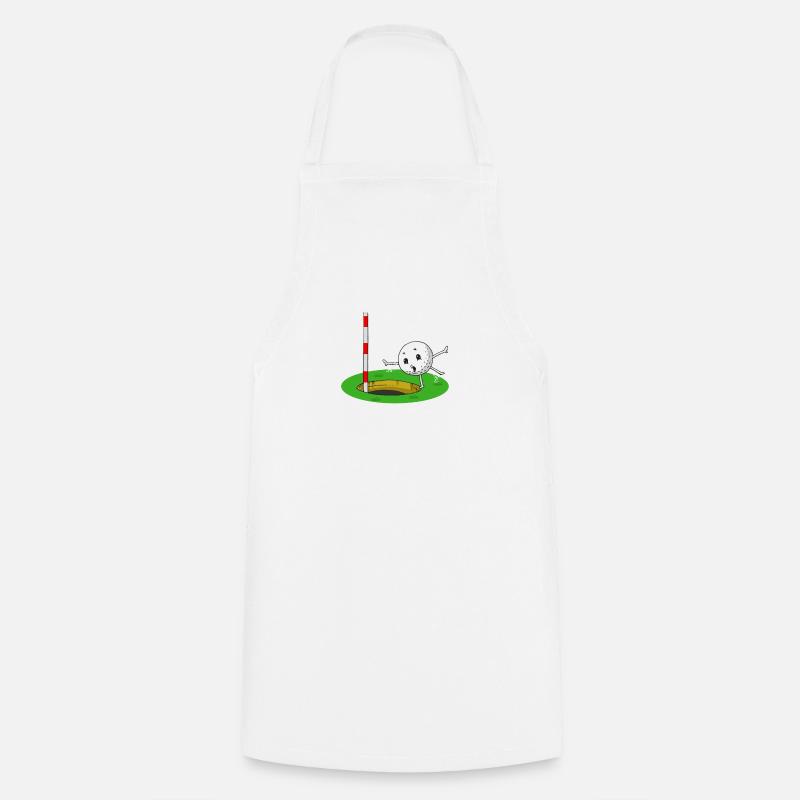 Golf I'd tap that golfer golf player golf ball - Cooking Apron - white