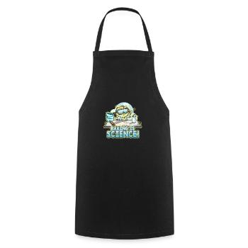 La cuisson de chaton de chat est boulanger de science - Tablier de cuisine - noir - Devant - AI Model Male 185 dark (185cm)